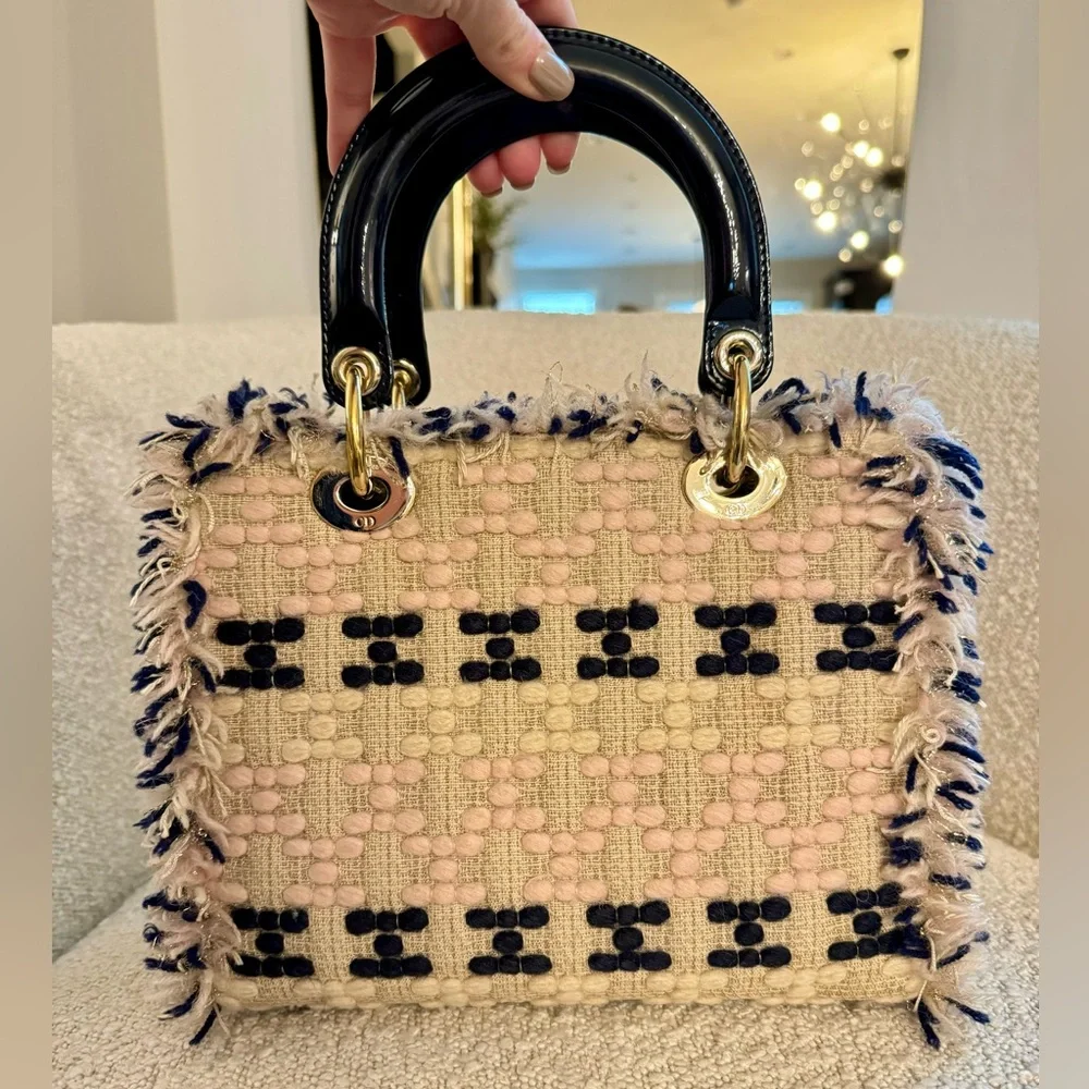 Authentic Dior Tweed Multicolor Medium - Picture 2 of 7
